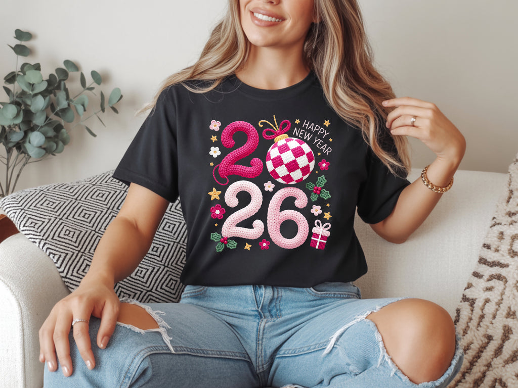 2026 Faux Yarn Vibe T-Shirt