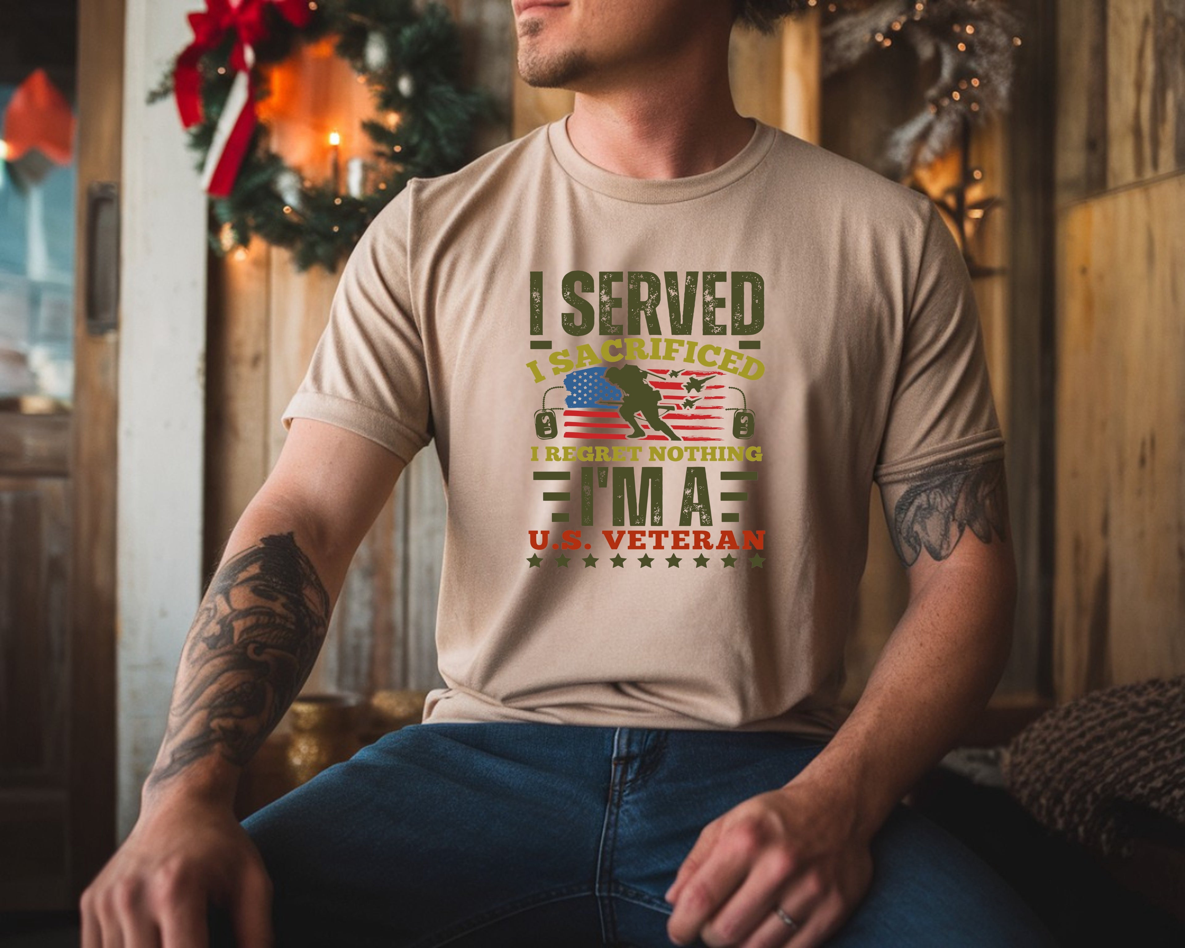 I Served, I Sacrificed, I Am a U.S. Veteran T-Shirt – Proud Veteran Tee