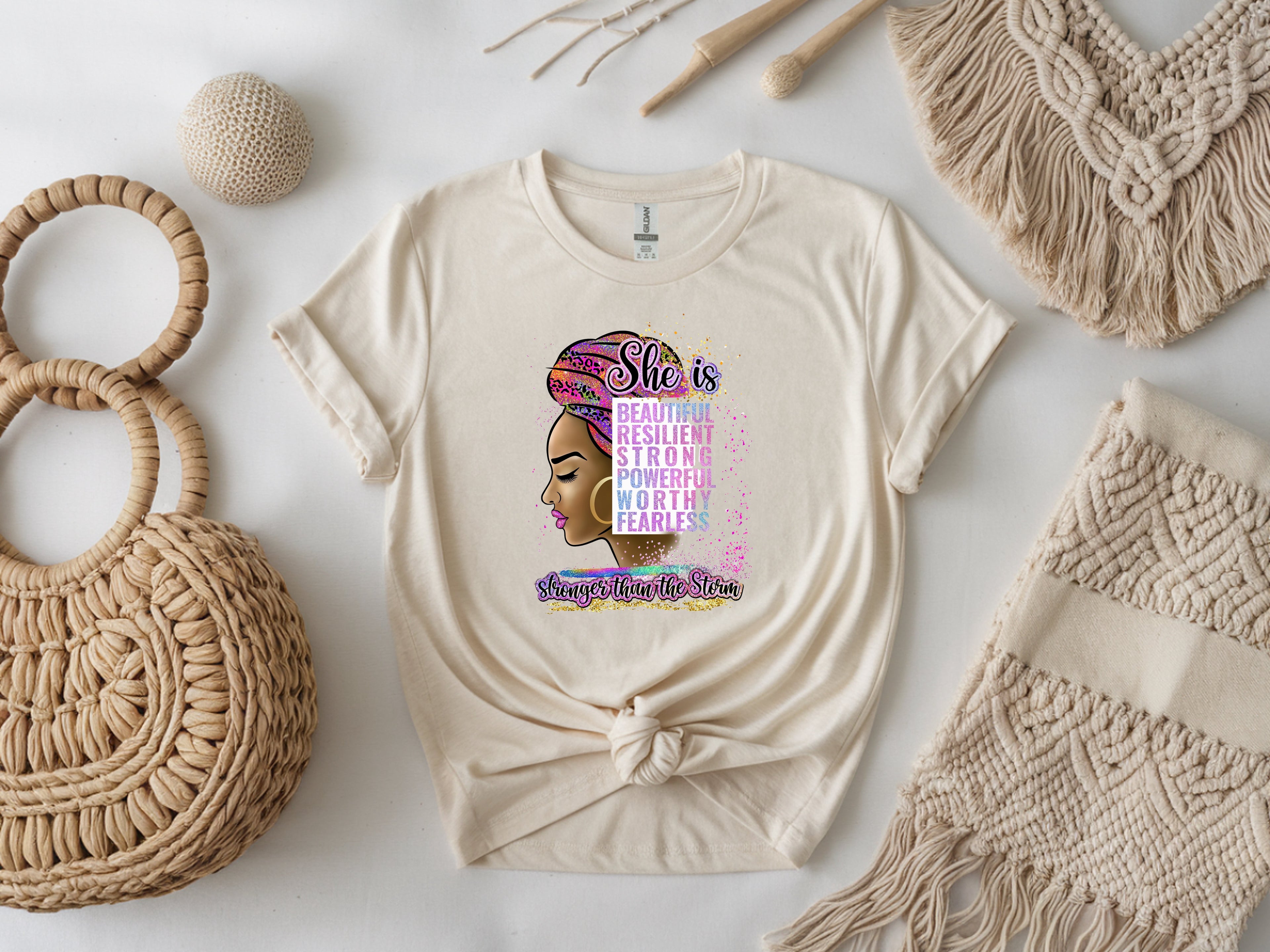 Stronger Than The Storm T-Shirt - Premium Graphic Tee