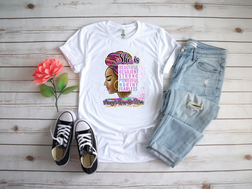 Stronger Than The Storm T-Shirt - Premium Graphic Tee