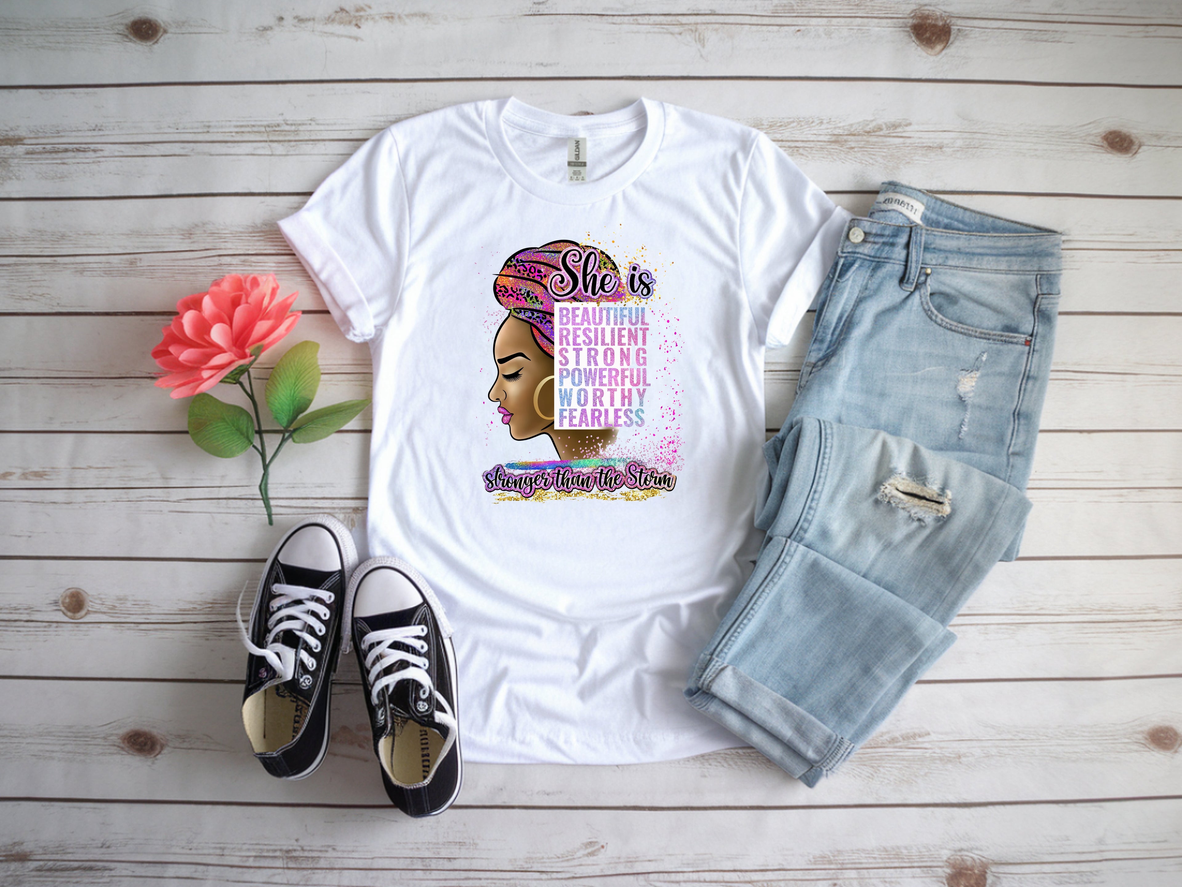 Stronger Than The Storm T-Shirt - Premium Graphic Tee