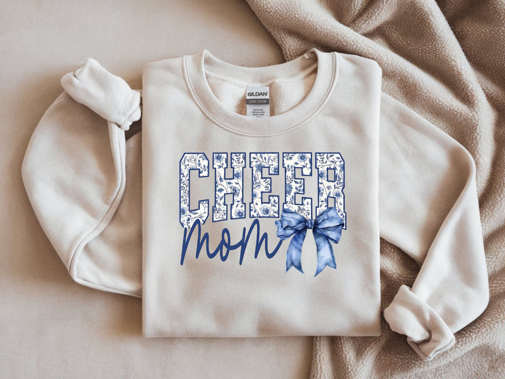 Cheer Mom Sweatshirt - Proud Cheerleading Mom Graphic
