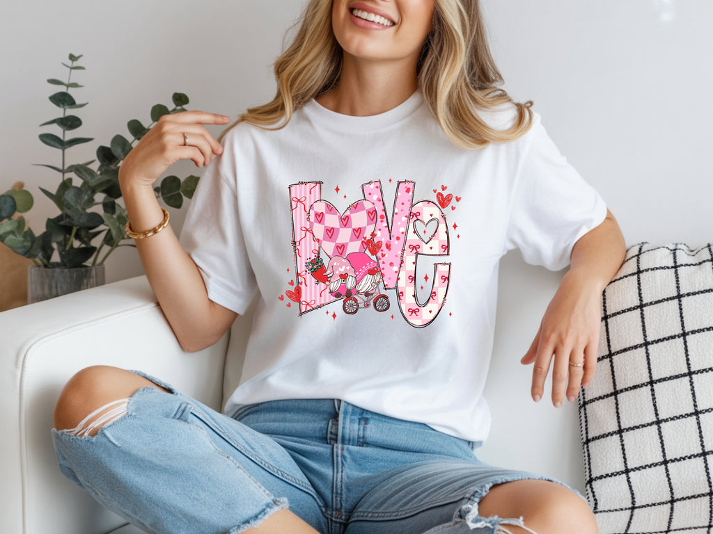 Love (Gnome Bicycle Ride) T-Shirt