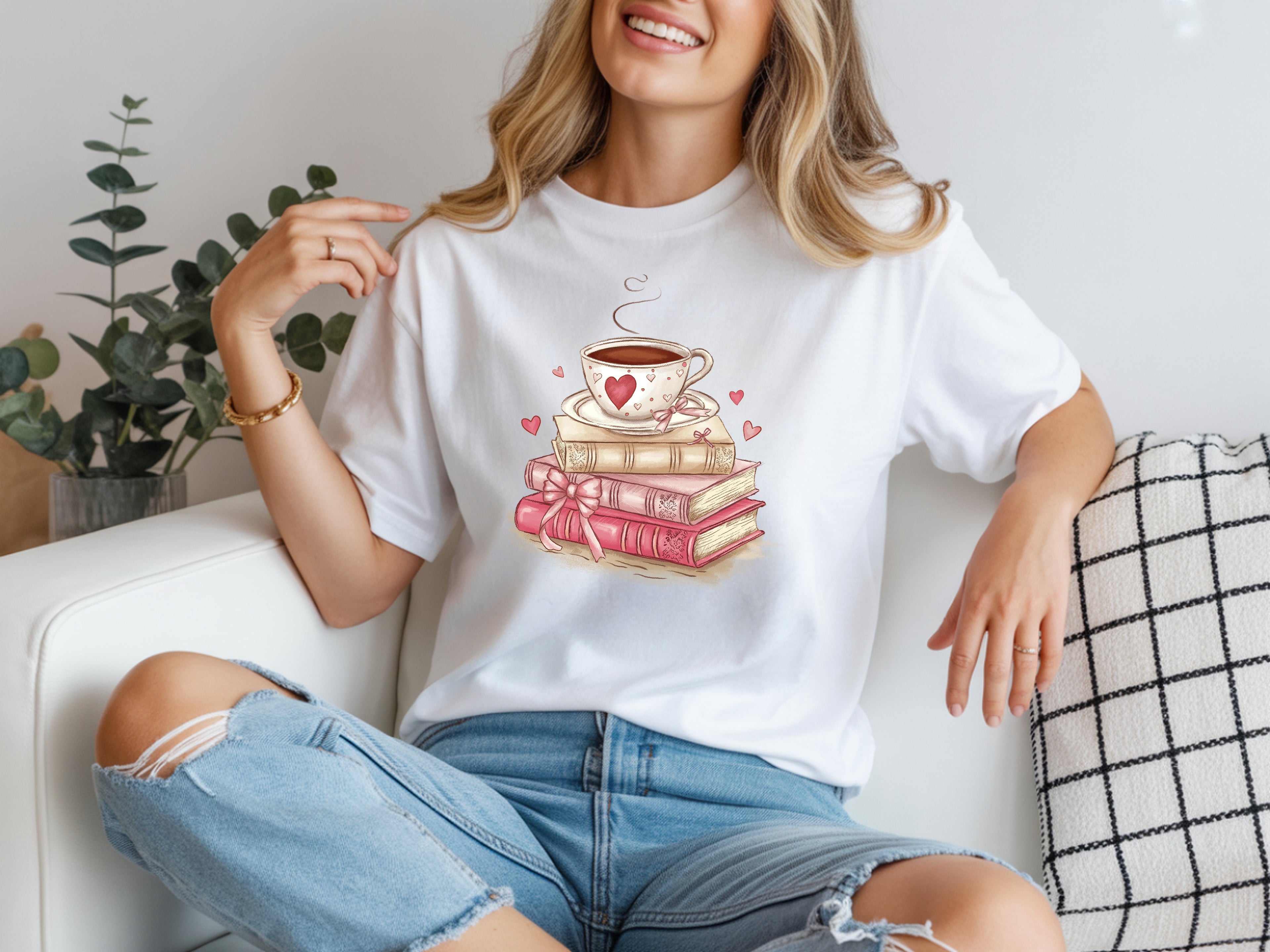 Coffee, Books & Bows T-Shirt