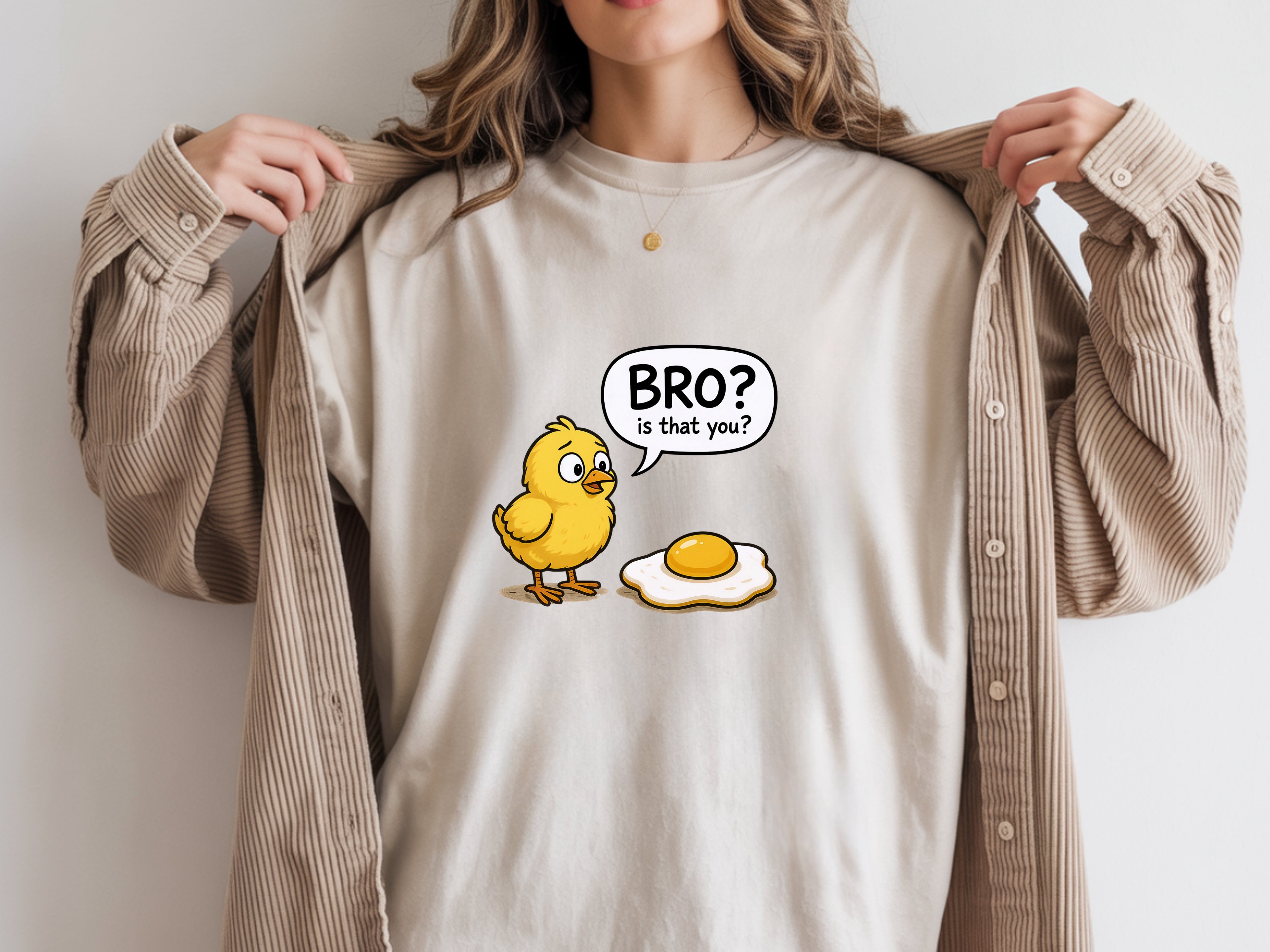 Bro? Is That You Chicken T-Shirt - Funny Breakfast Graphic Tee