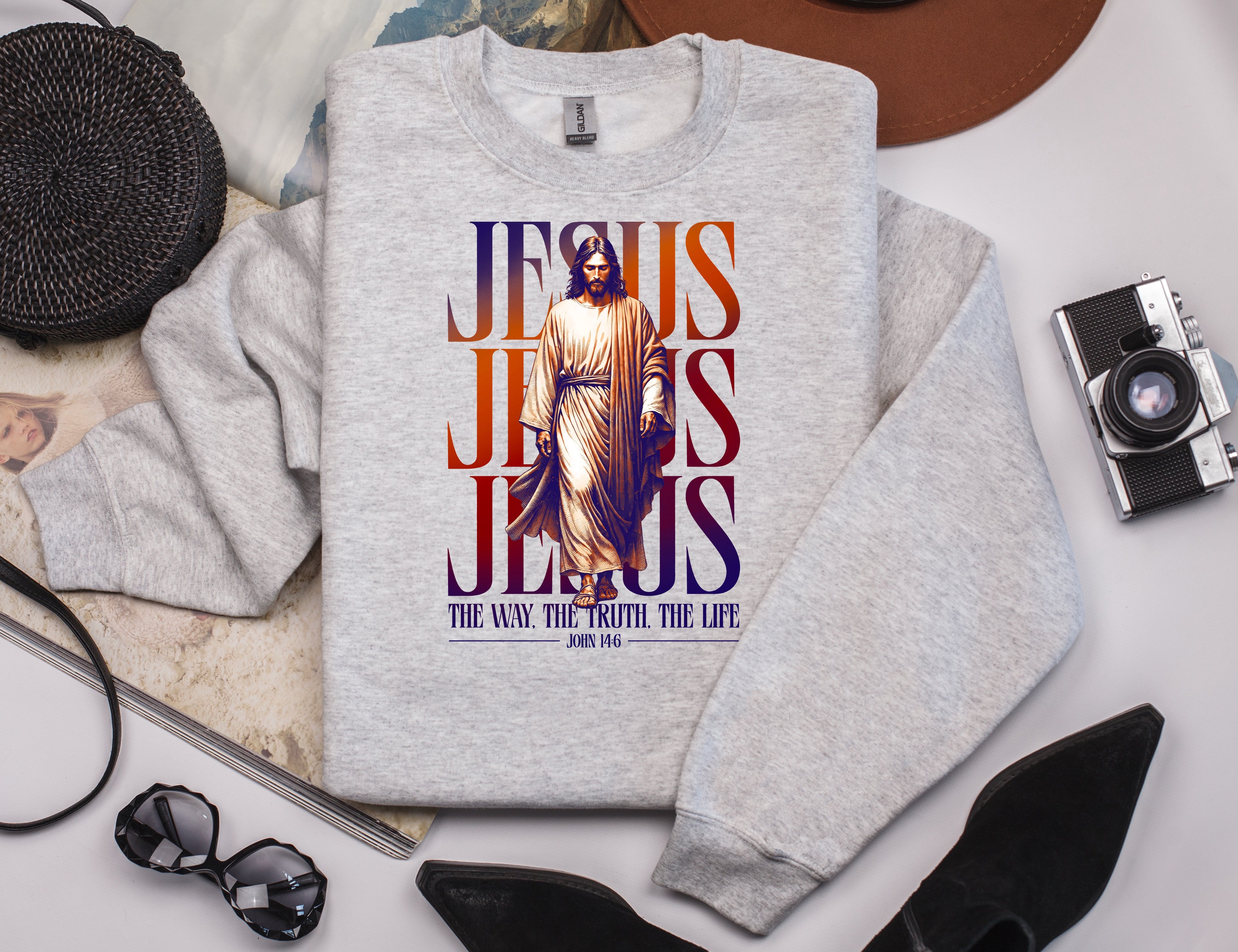 Jesus: The Way, The Truth, The Life Sweatshirt