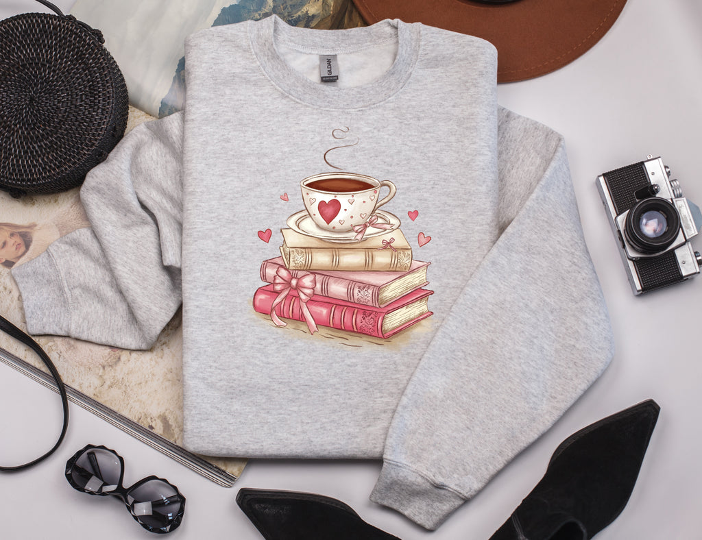 Coffee, Books & Bows Sweatshirt