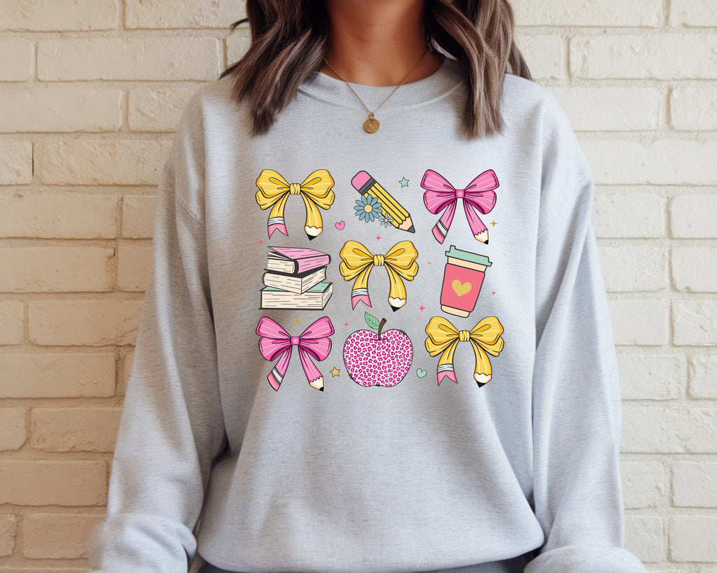 Coquette Classroom Cuties – Teacher Elements Mix & Match Sweatshirt