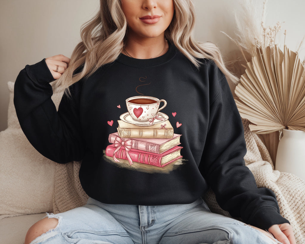 Coffee, Books & Bows Sweatshirt