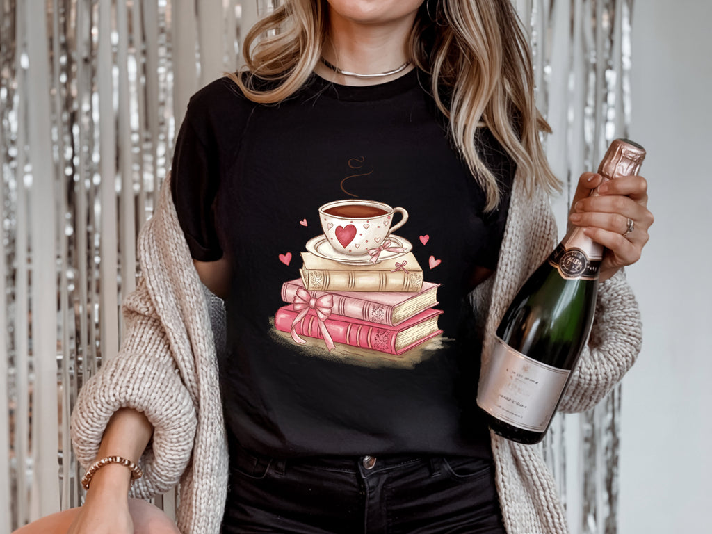Coffee, Books & Bows T-Shirt