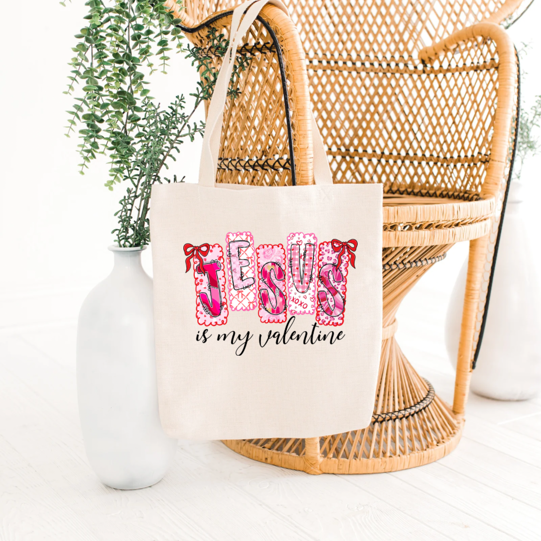 Jesus is My ValentineEco-Friendly Canvas Tote