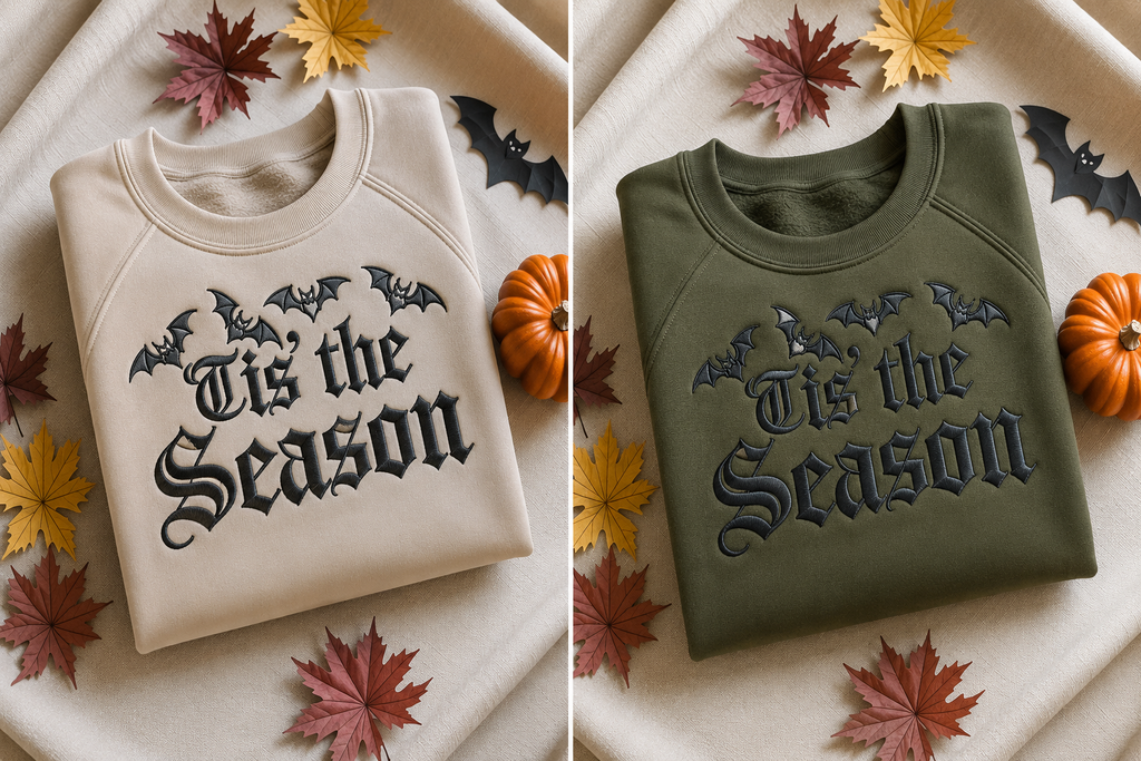 Tis The Season Embroidered Sweatshirt