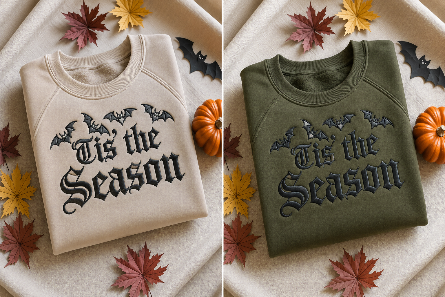 Tis The Season Embroidered Sweatshirt