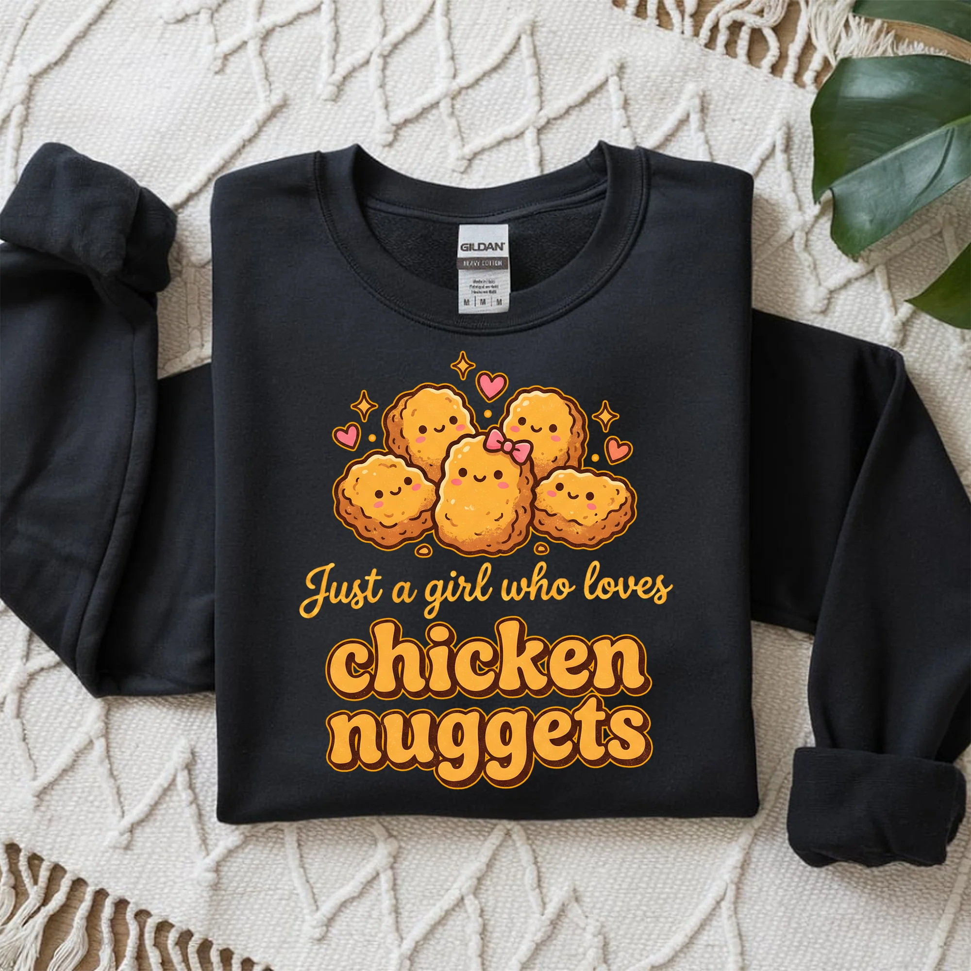 Just A Girl Who Loves Chicken Nuggets Sweatshirt