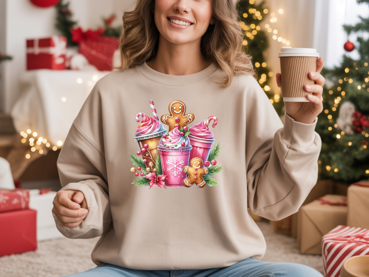 Gingerbread Christmas Coffee Sweatshirt