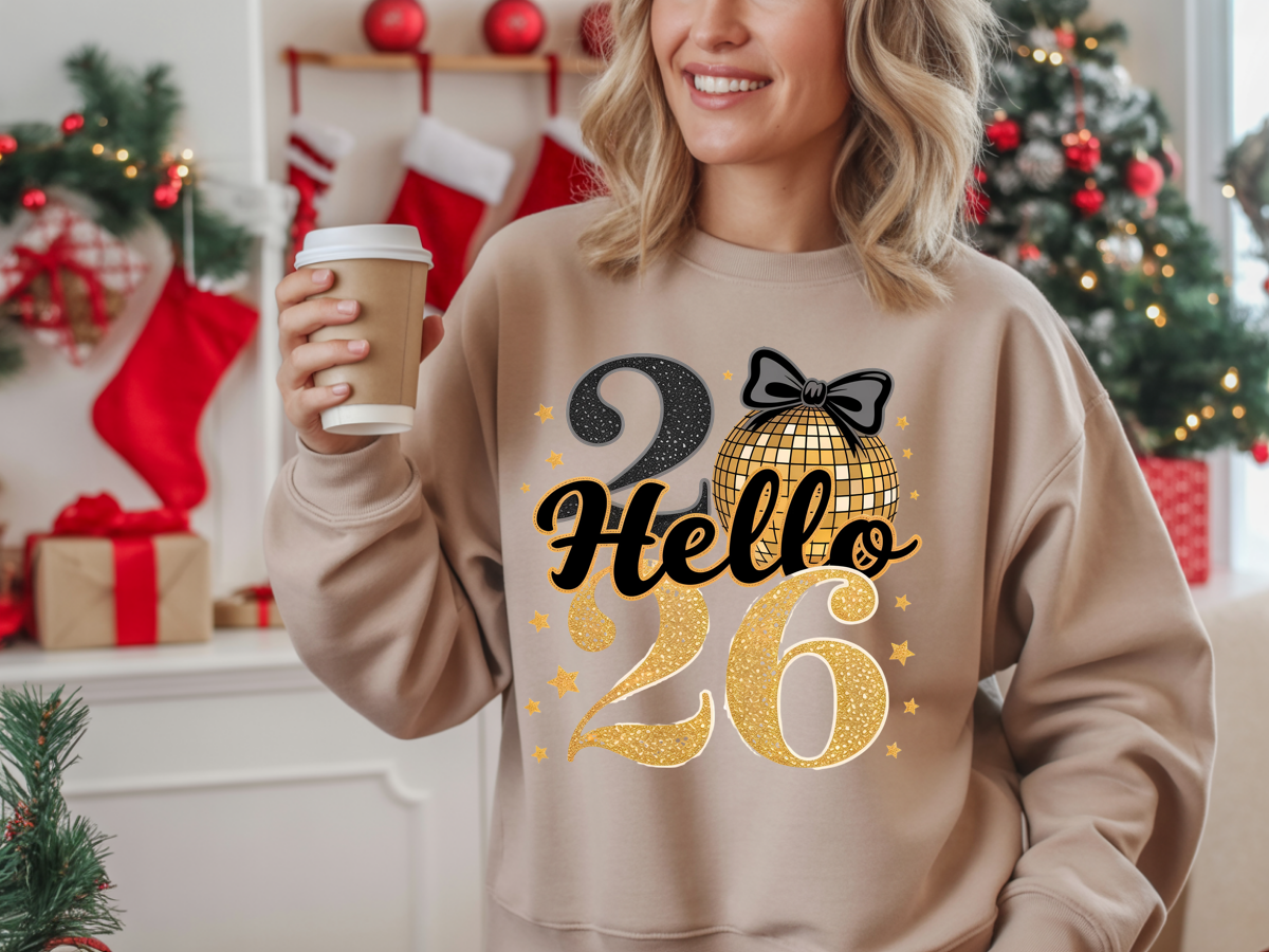 Hello 2026 New Year Sweatshirt