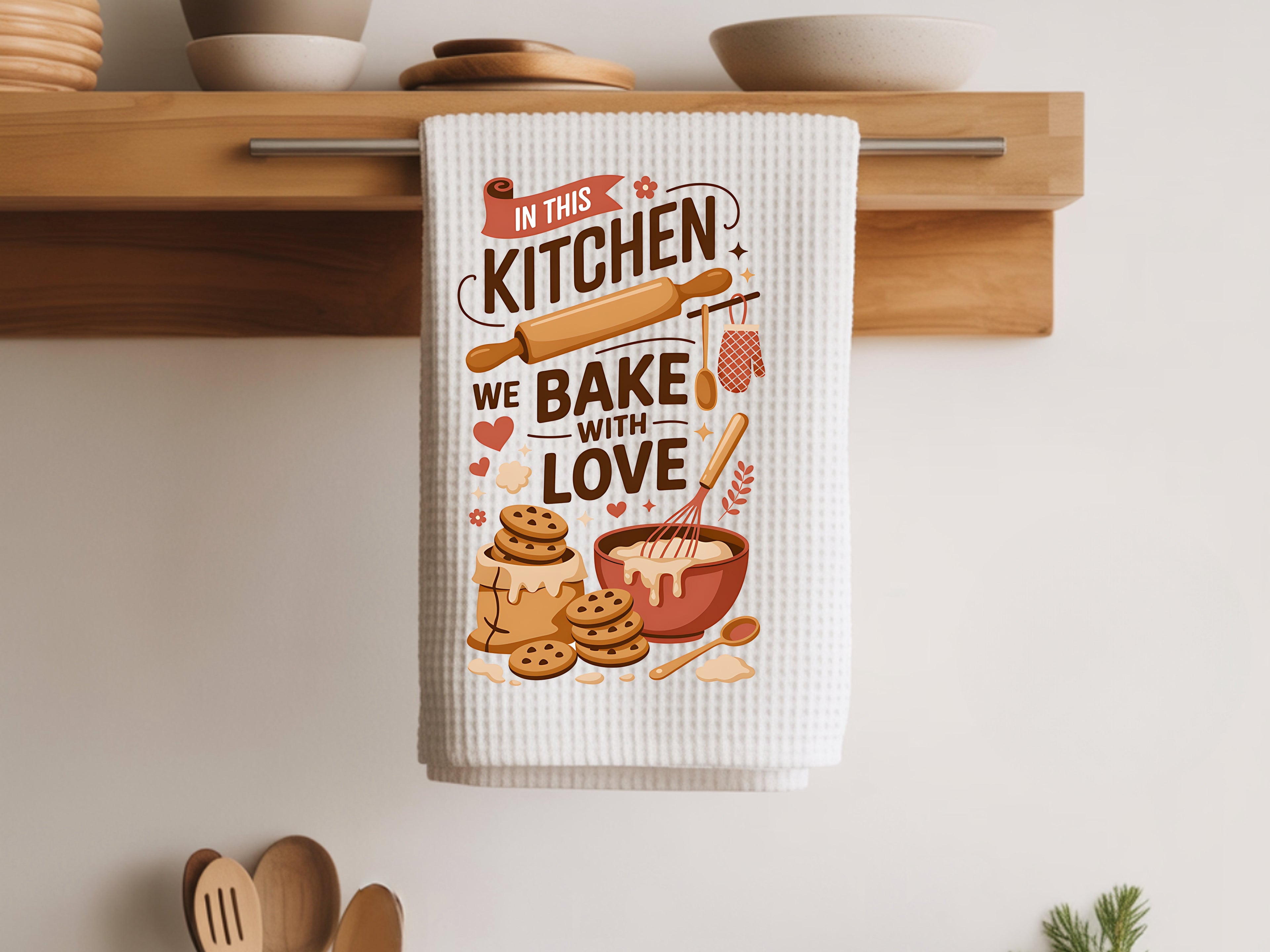 Bake with Love - Kitchen Towel