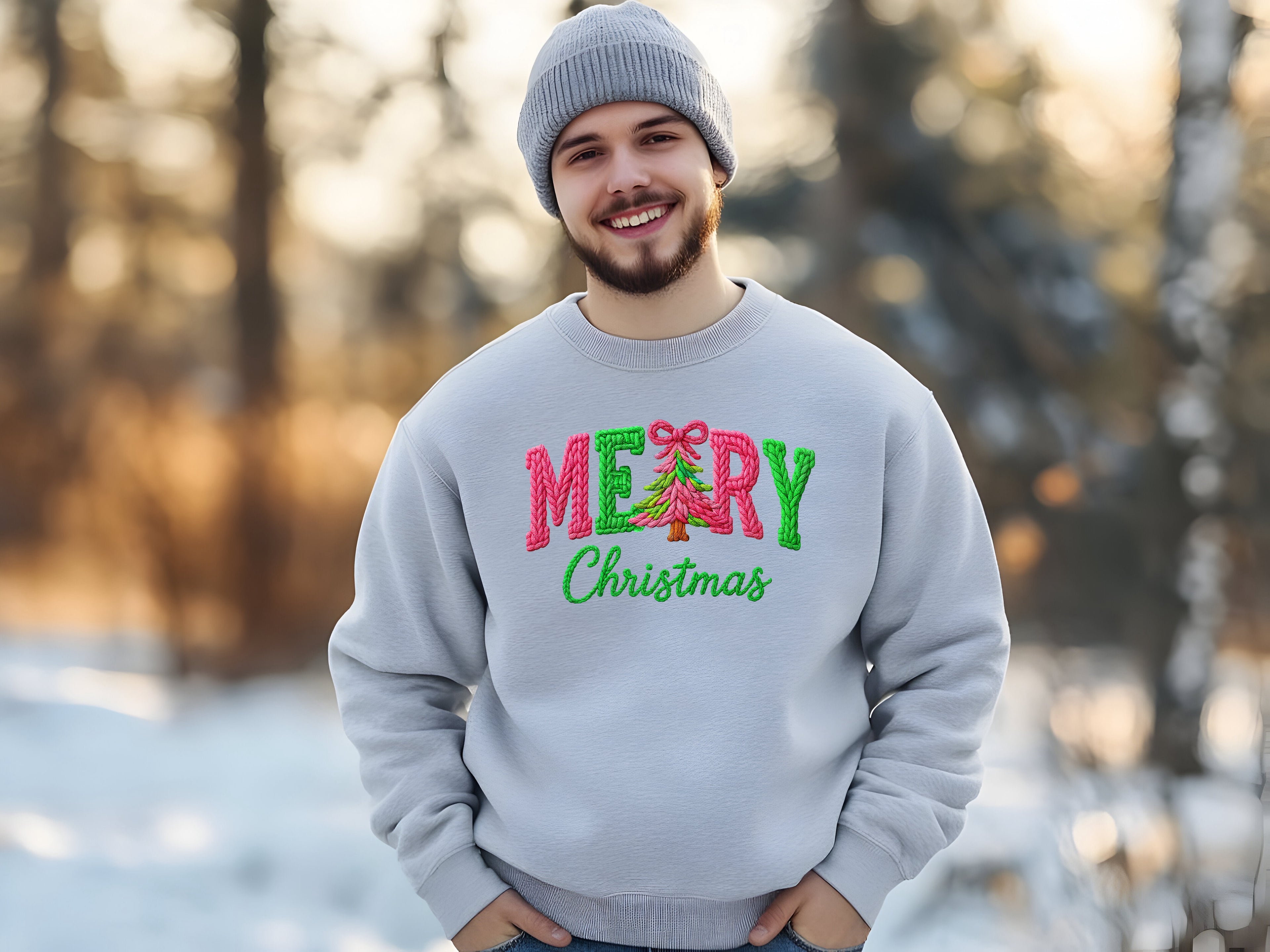 Whimsical Merry Christmas Sweatshirt