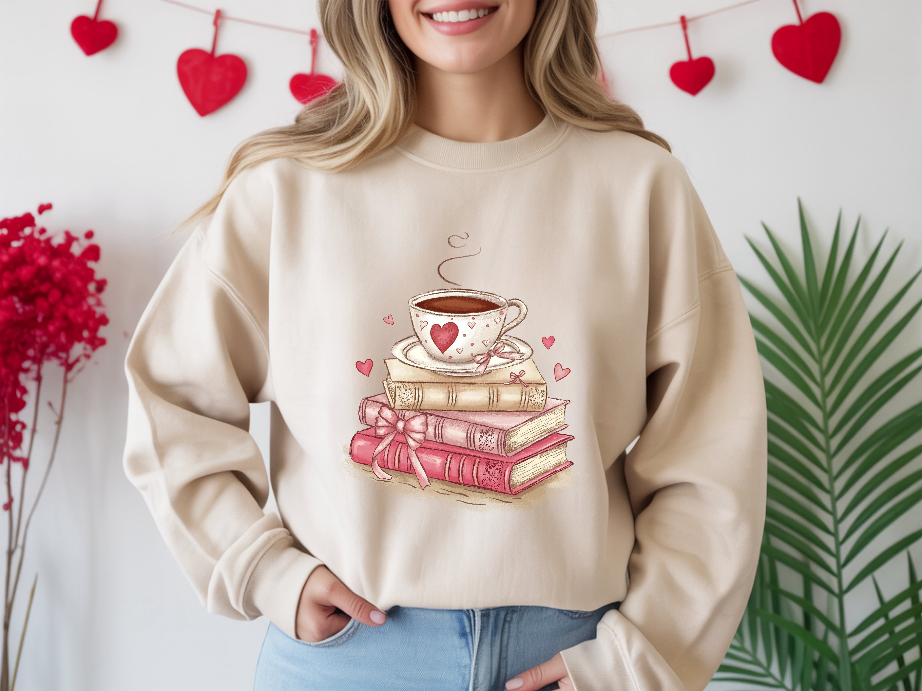 Coffee, Books & Bows Sweatshirt