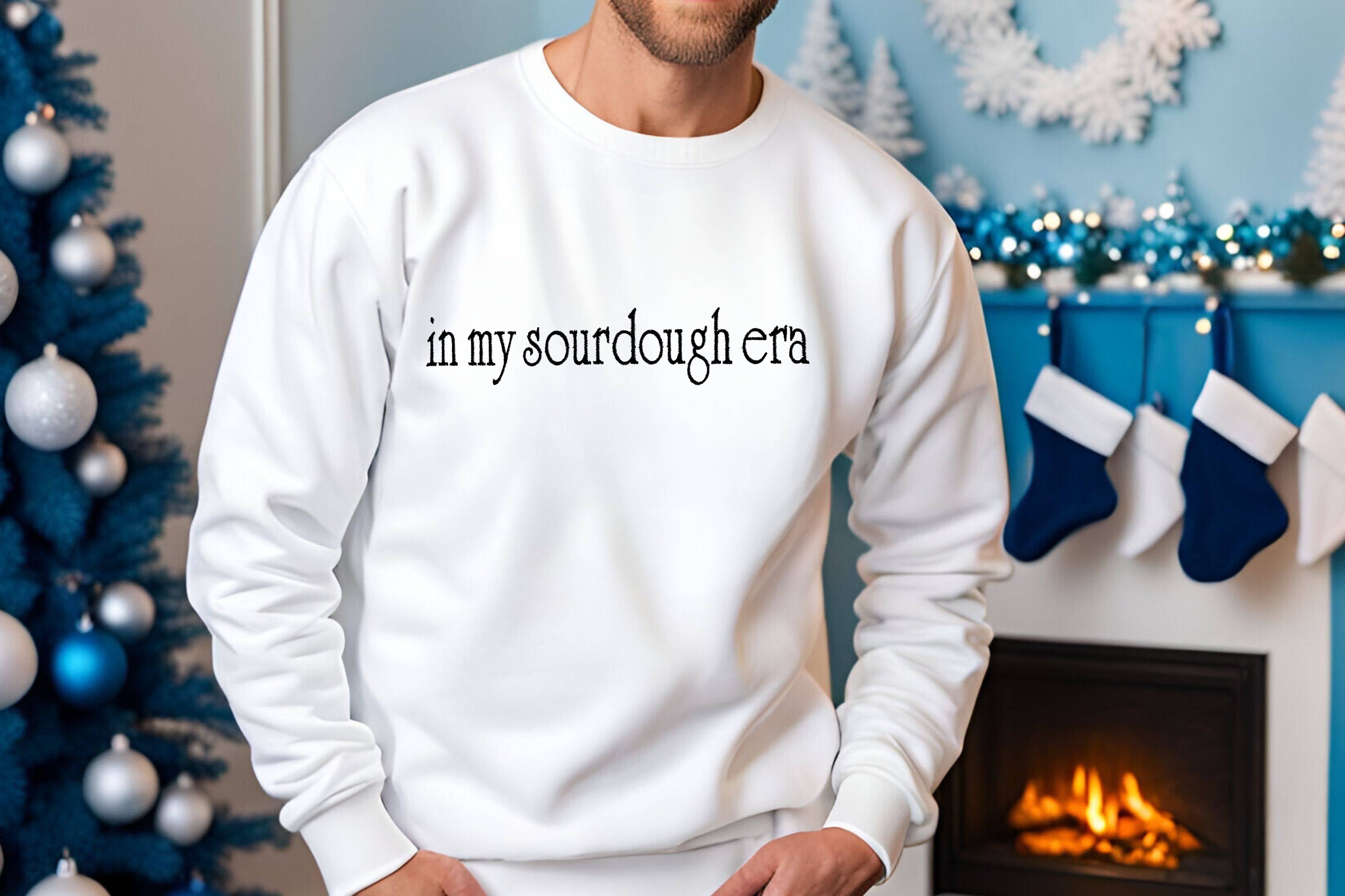 In My Sourdough Era Embroidered Sweatshirt