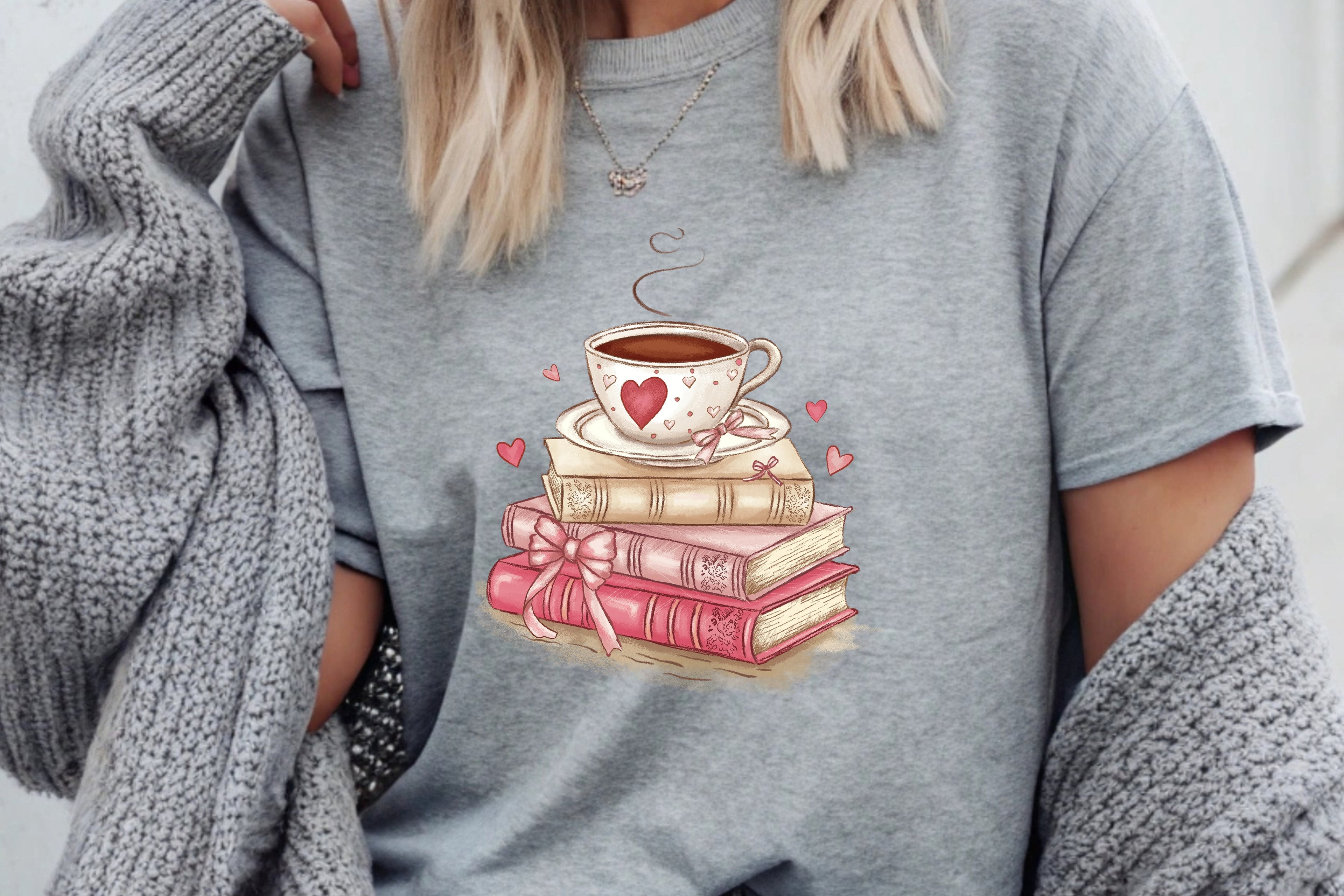 Coffee, Books & Bows T-Shirt