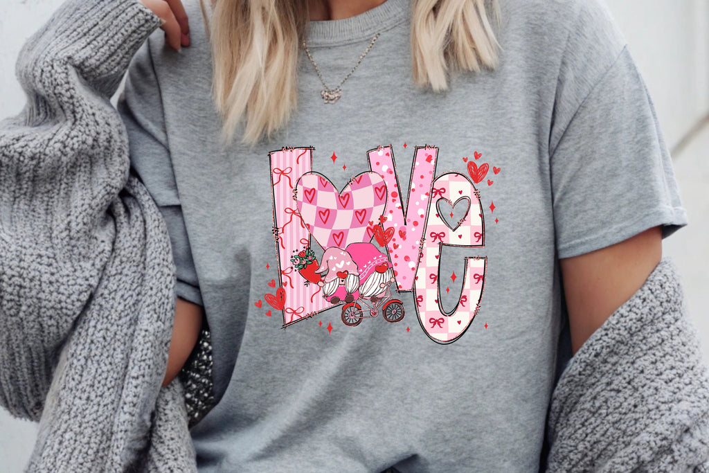 Love (Gnome Bicycle Ride) T-Shirt