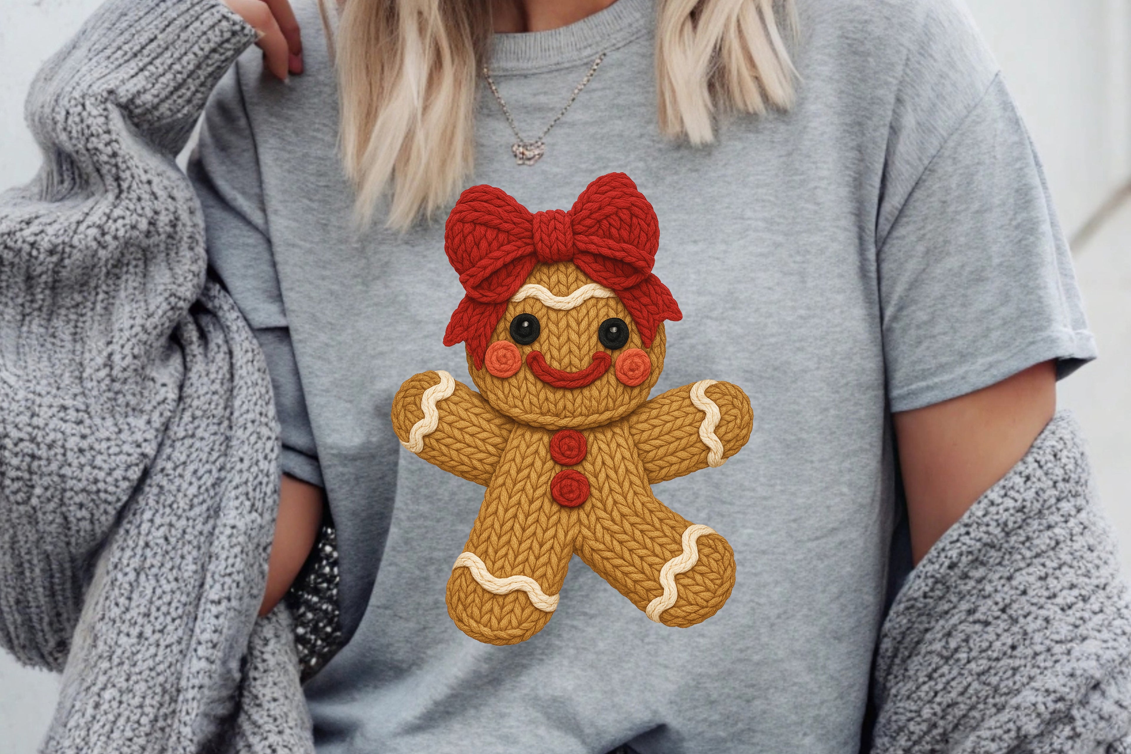 Crochet Gingerbread Girl - T-Shirt