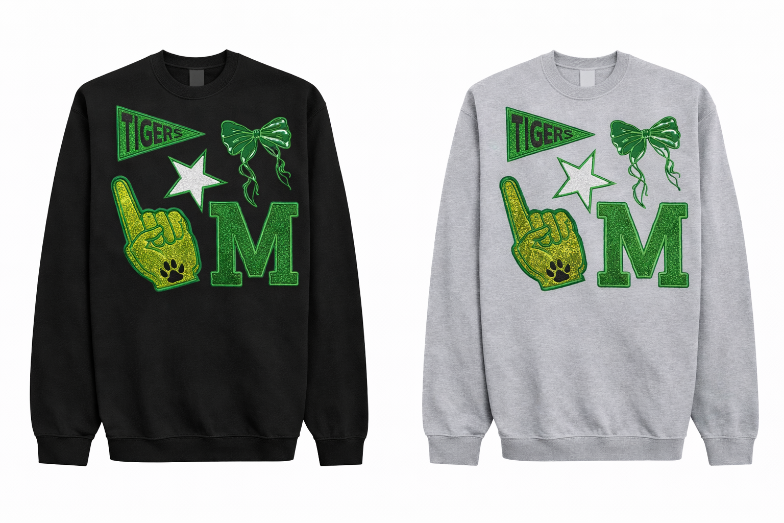 Custom TIGERS INITIAL Sweatshirt - Youth