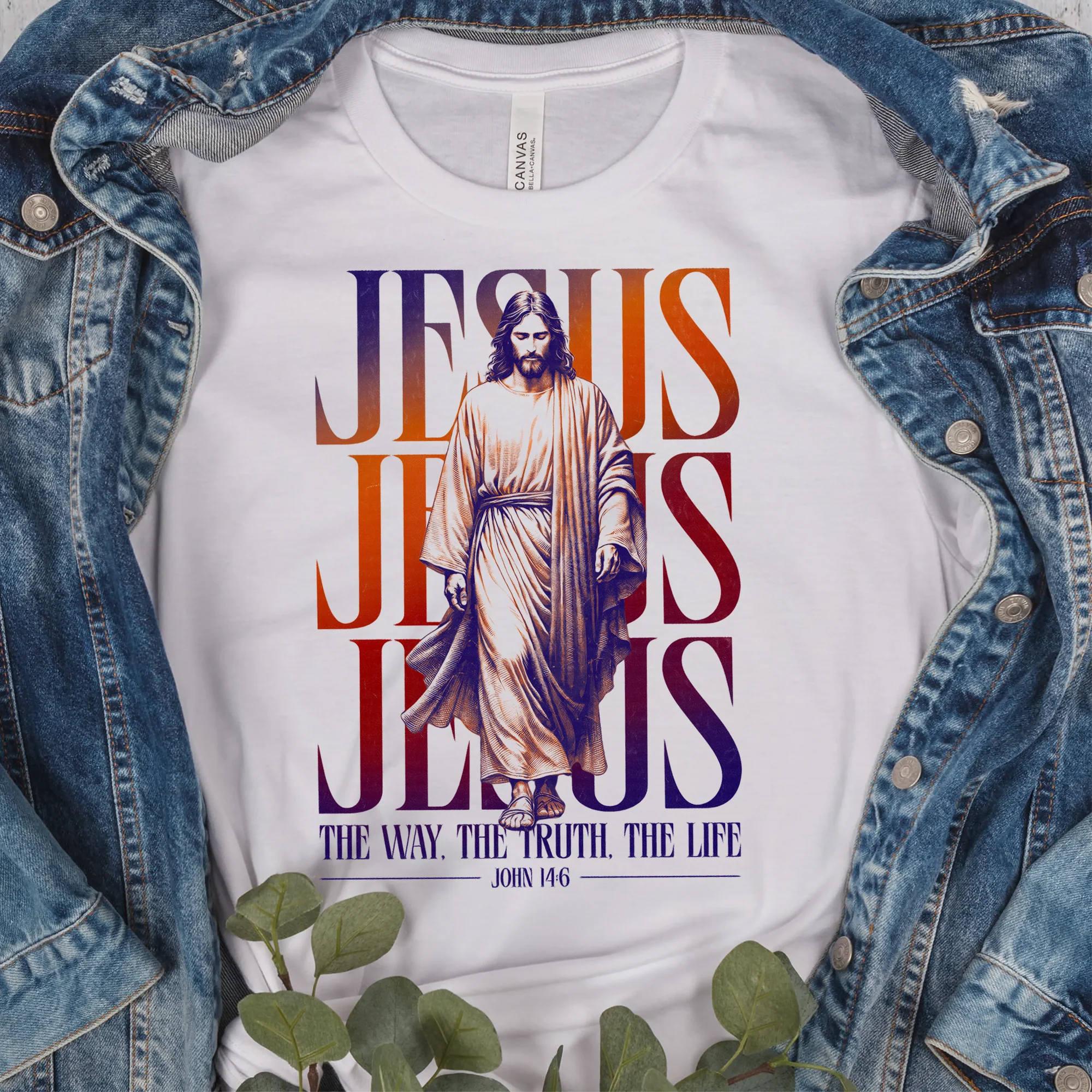 Jesus: The Way, The Truth, The Life T-Shirt