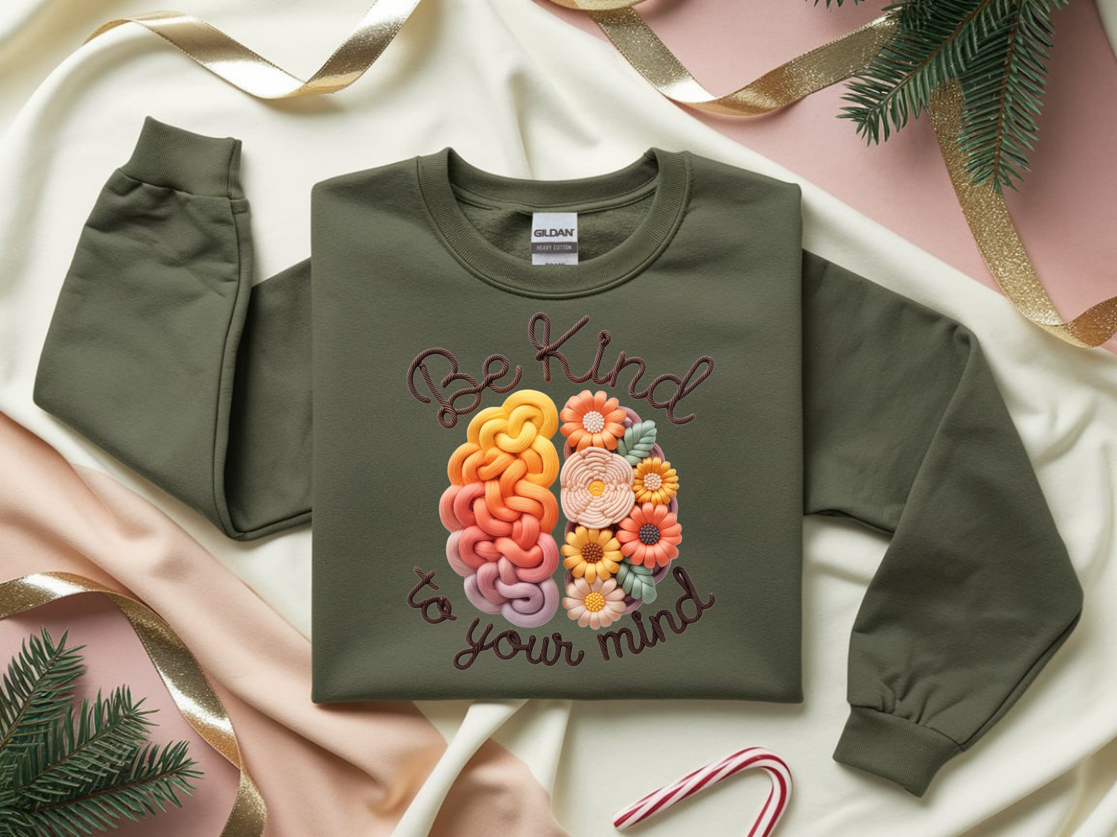 Be Kind To Your Mind Sweatshirt | Mental Health Awareness Apparel