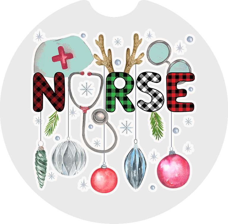 Nurse Car Coaster - Set of 2