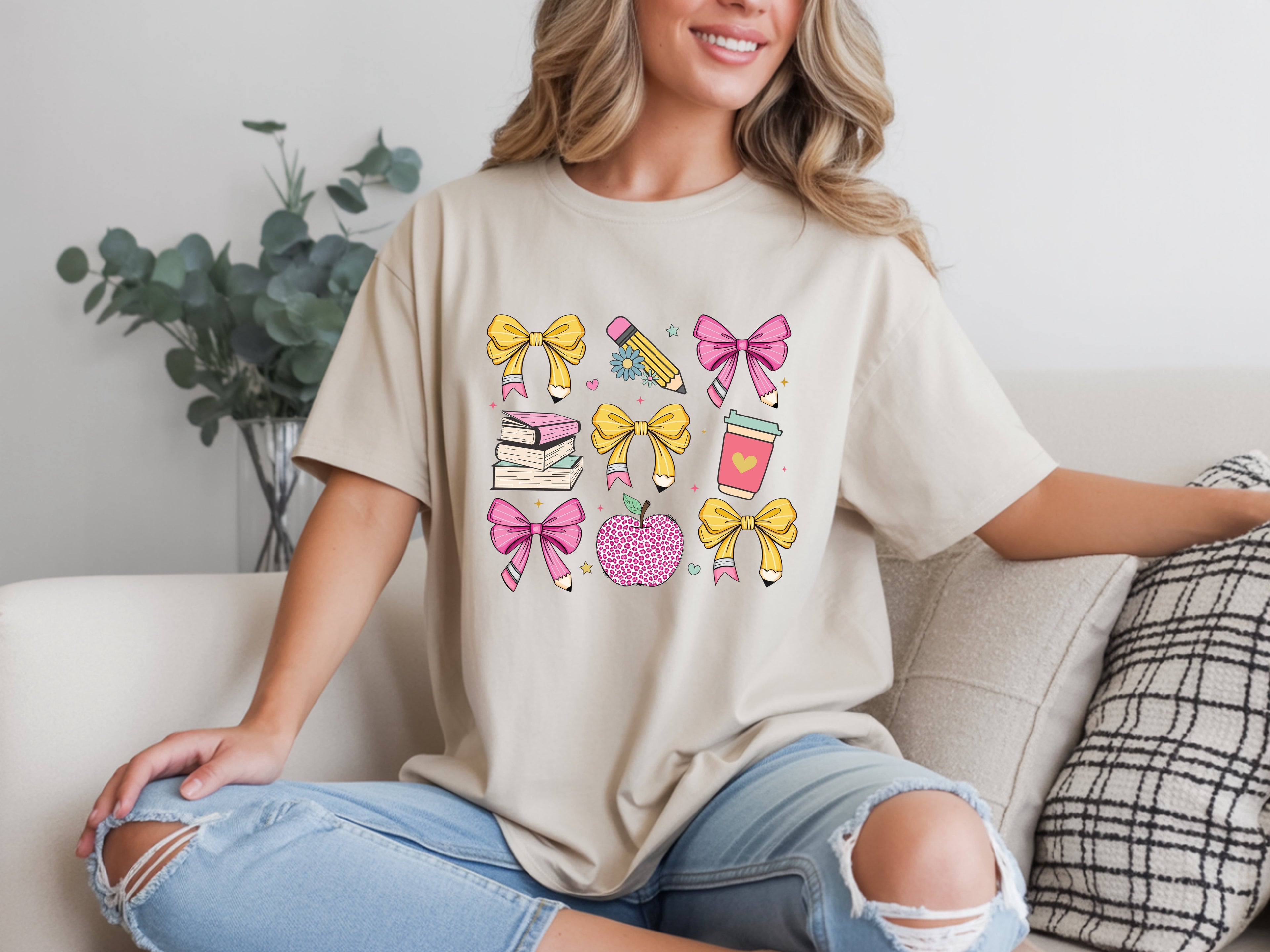 Coquette Classroom Cuties – Teacher Elements Mix & Match T-Shirt