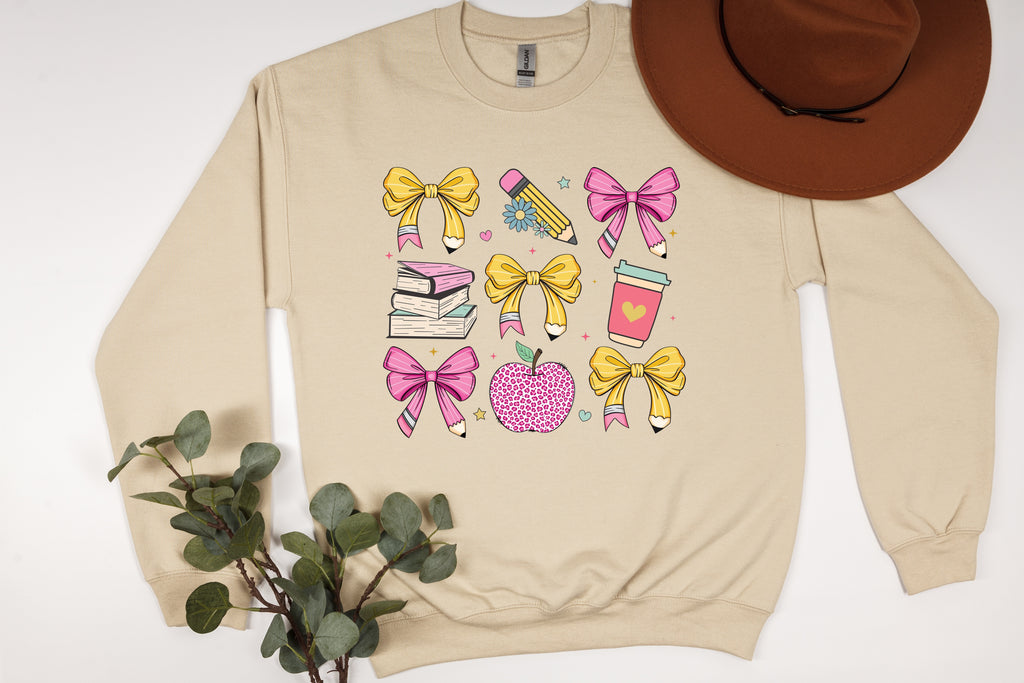 Coquette Classroom Cuties – Teacher Elements Mix & Match Sweatshirt