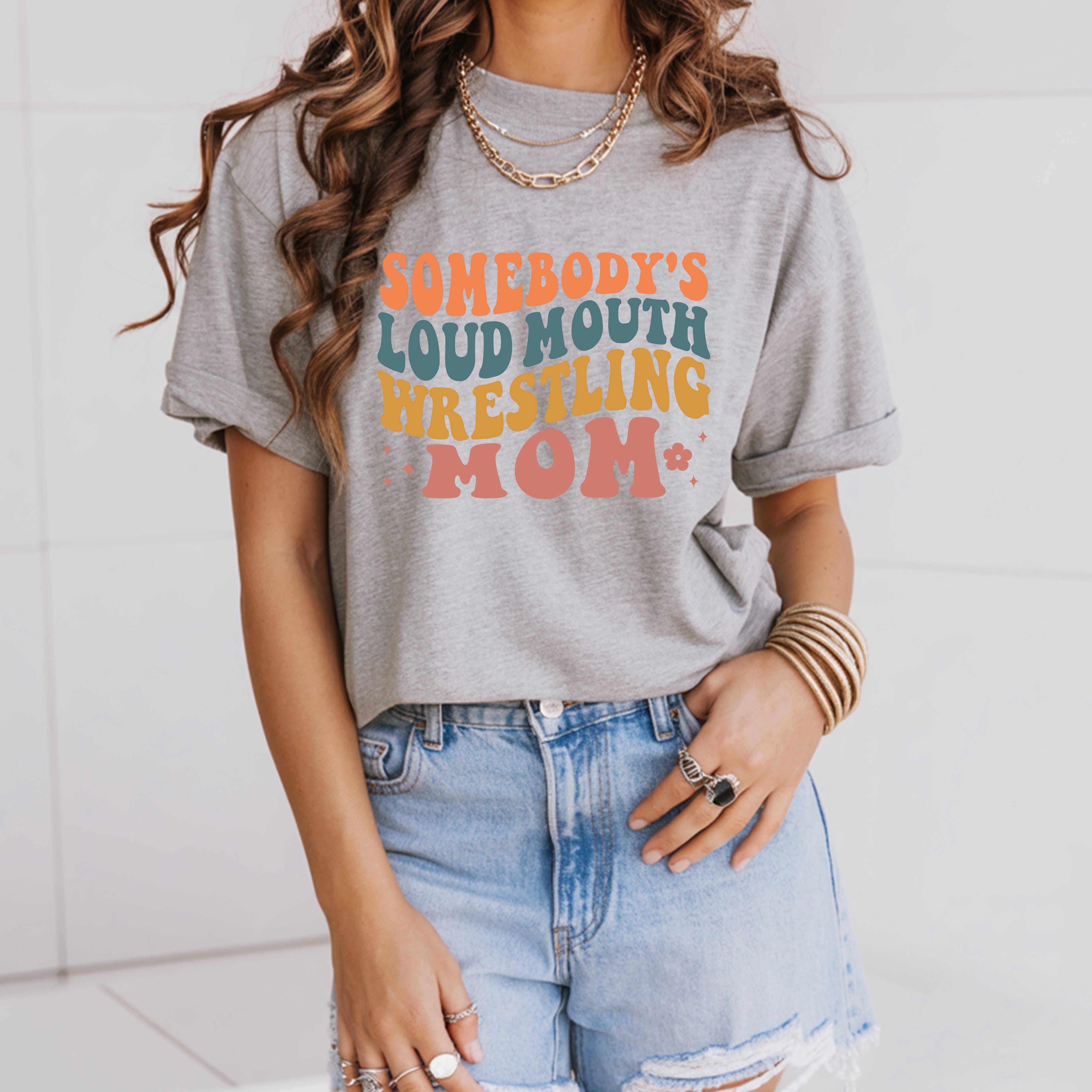 Somebody's Loud Mouth Wrestling Mom T-Shirt