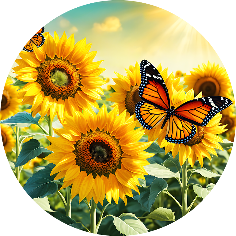 SunFlower Car Coaster - Set of 2