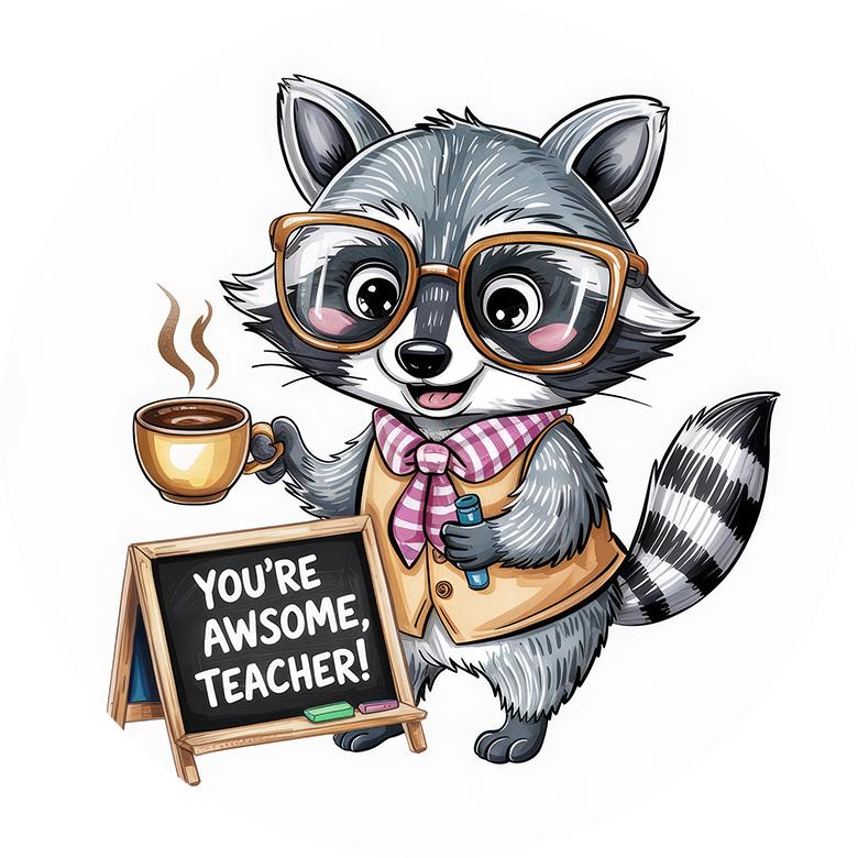 Teacher Car Coaster - Set of 2