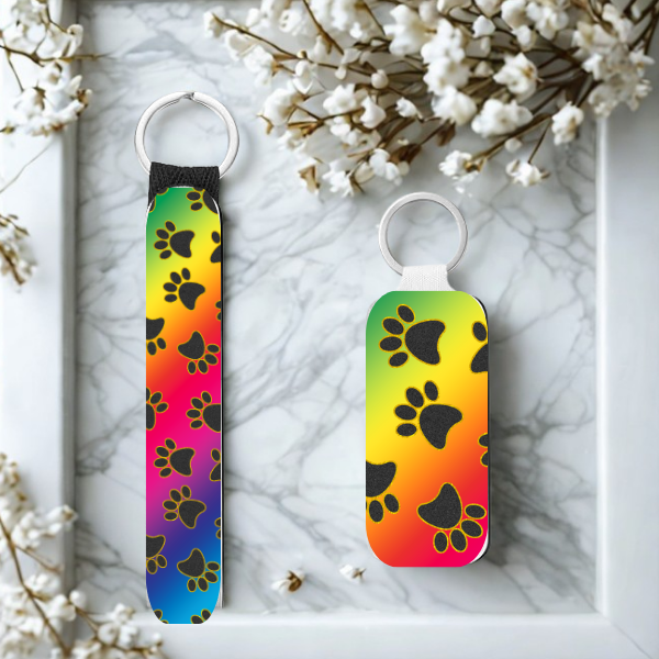 Colorful Paw Print Designs