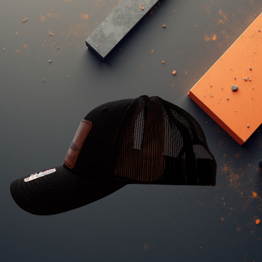 Get Plowed Engraved Patch Trucker Cap