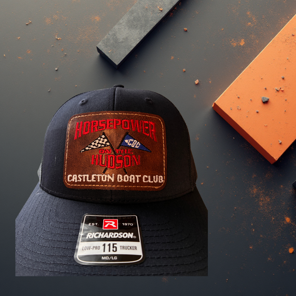 HorsePower On the Hudson Embroidered  Patch Trucker Cap