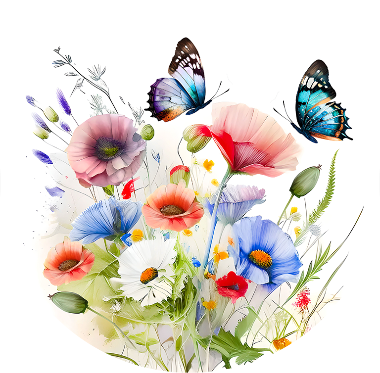 Wildflower Car Coaster - Set of 2