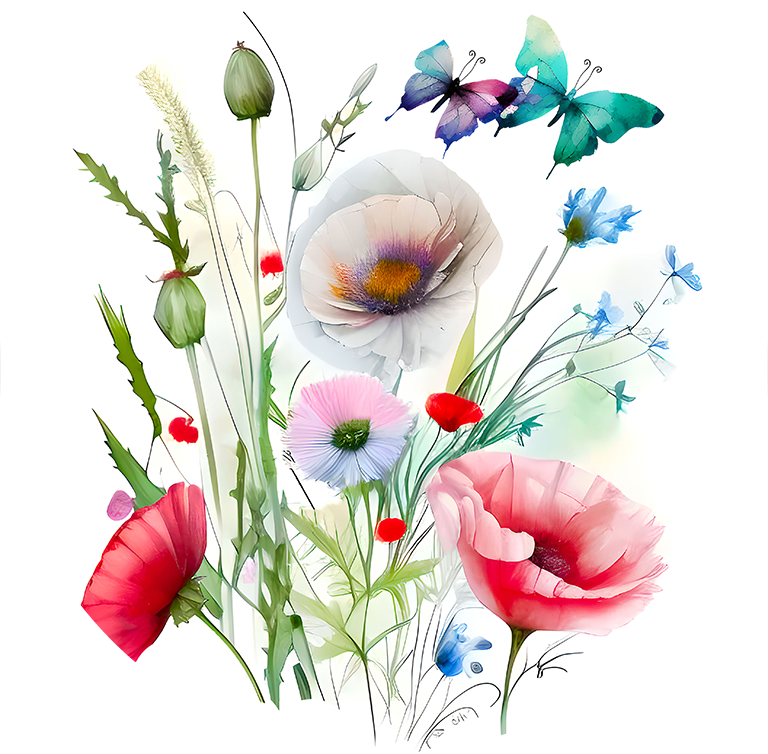 Wildflower Car Coaster - Set of 2