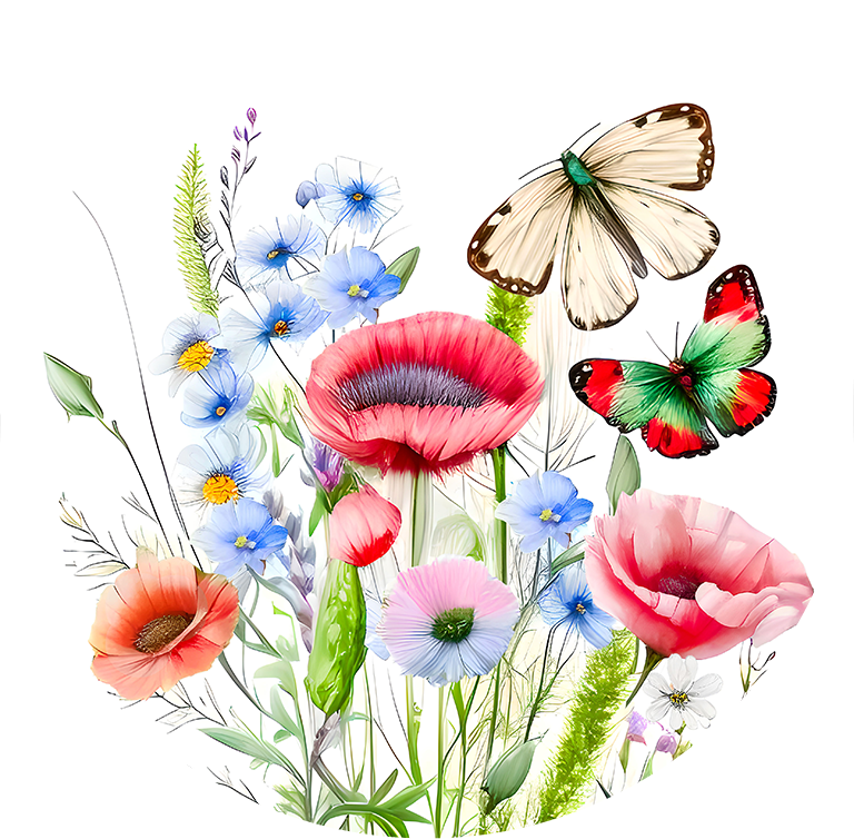 Wildflower Car Coaster - Set of 2