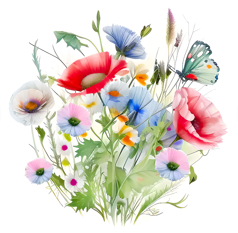 Wildflower Car Coaster - Set of 2