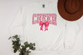 Spirit Meets Style: Floral & Bow "CHEER" Sweatshirt