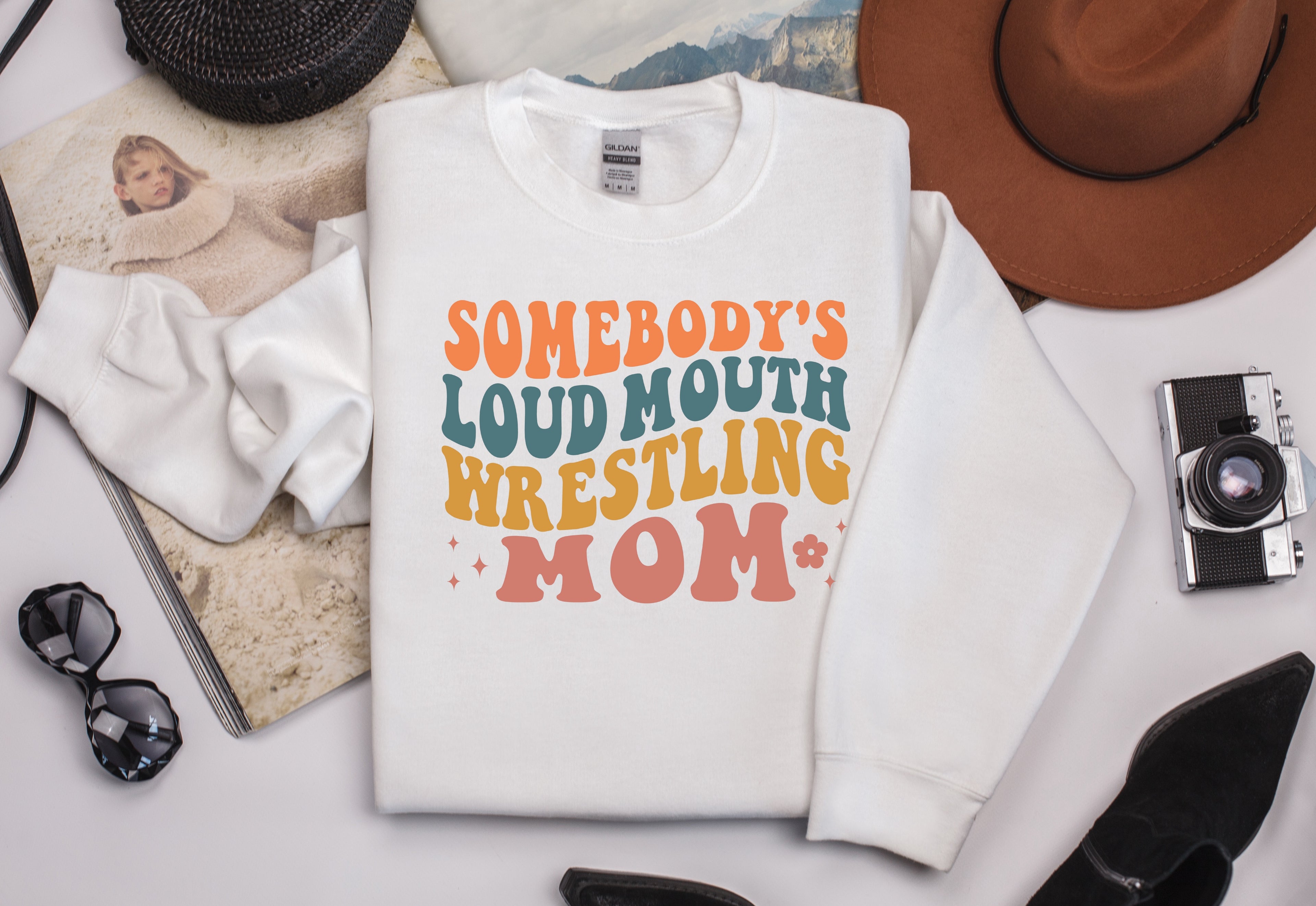 Somebody's Loud Mouth Wrestling Mom Sweatshirt – Proud Wrestling Mama Apparel