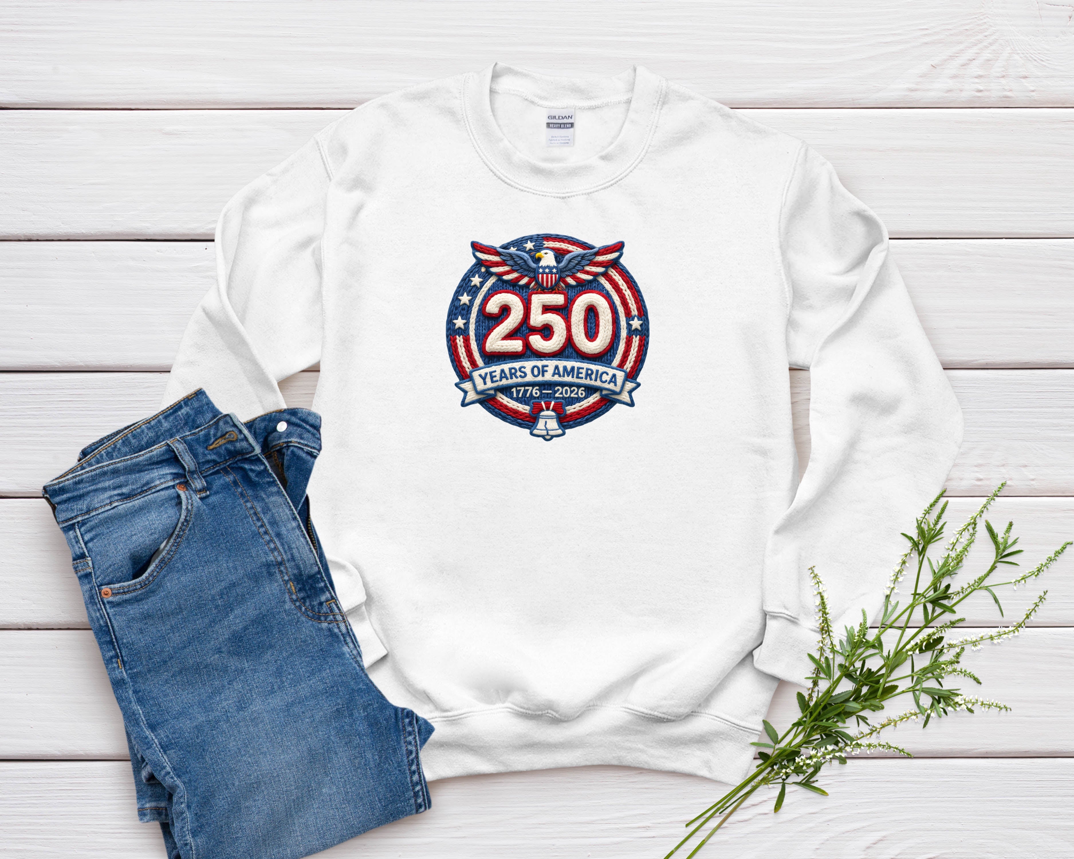 250 Years 1776-2026 USA Sweatshirt