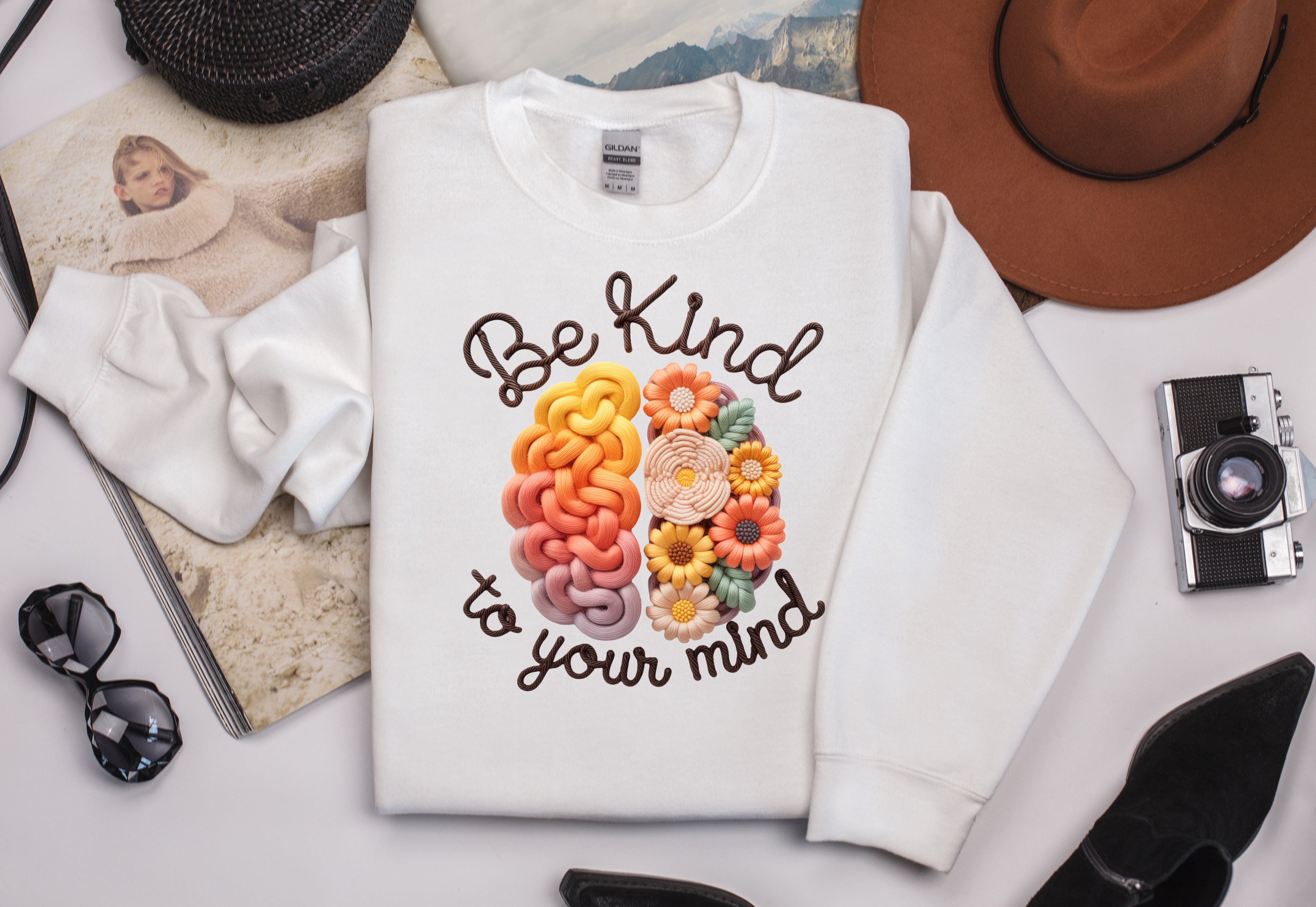 Be Kind To Your Mind Sweatshirt | Mental Health Awareness Apparel