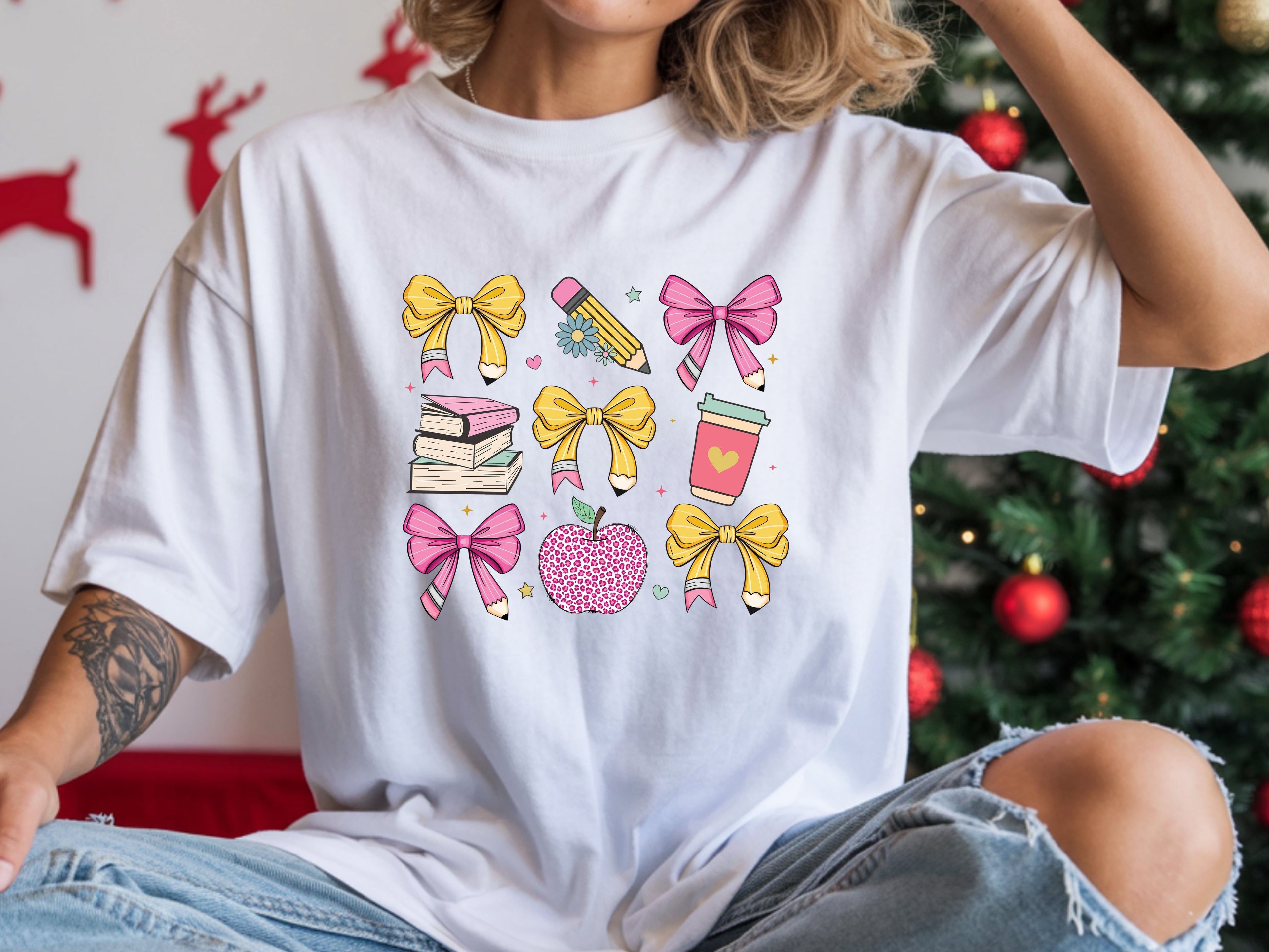Coquette Classroom Cuties – Teacher Elements Mix & Match T-Shirt
